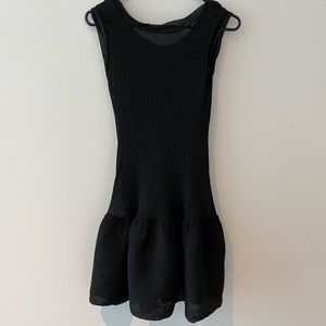 Cauliflower Issey Miyake black sleeveless dress